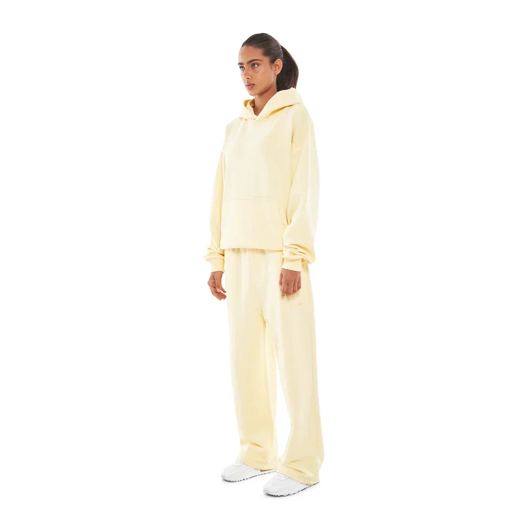 OPEN LEG JOGGER LEMON SORBET