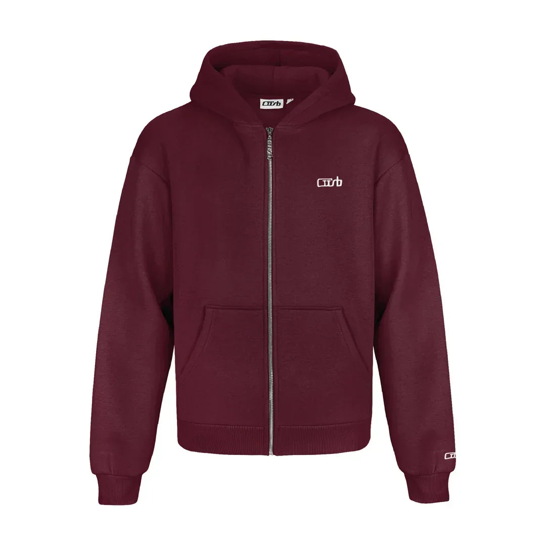 ZIP-UP BLACK CHERRY