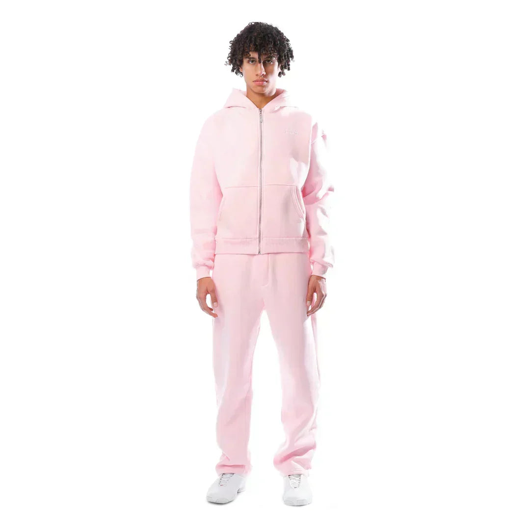 OPEN LEG JOGGER PINK