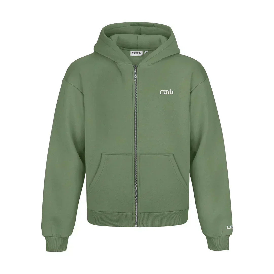 ZIP-UP BRONZE GREEN